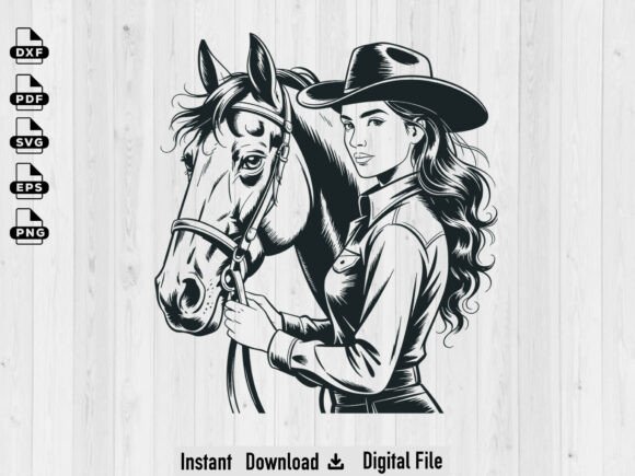 Download Cowboy on Horse SVG Silhouette File - Silhouette file Collection