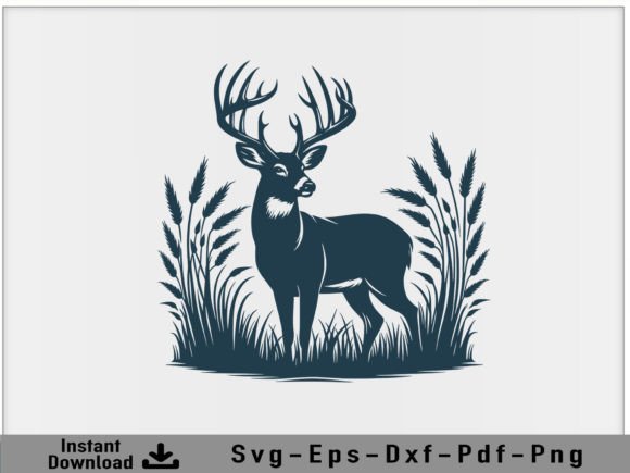 Download Hunting DEER Svg Vector Silhouette File - Silhouette file Collection