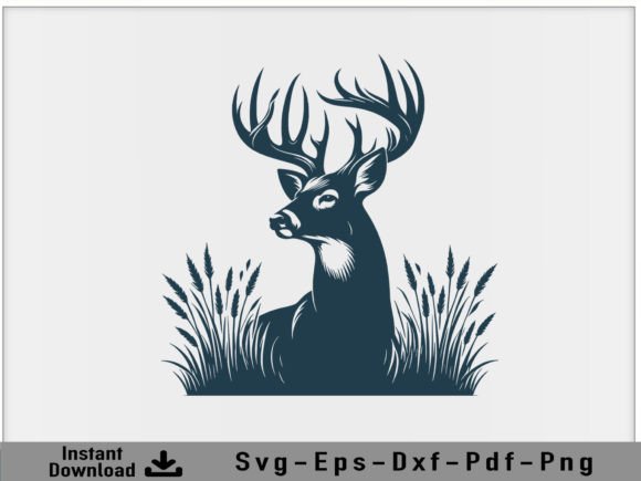 Download Hunting DEER Svg Vector Silhouette File - Silhouette file Collection