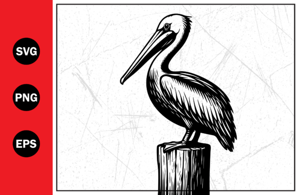 Download Pelican Perched Silhouette Animal Svg - Animal svg Collection