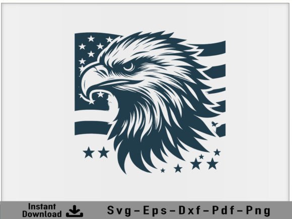 Download Flying Eagle Svg Vector Silhouette File - Silhouette file Collection