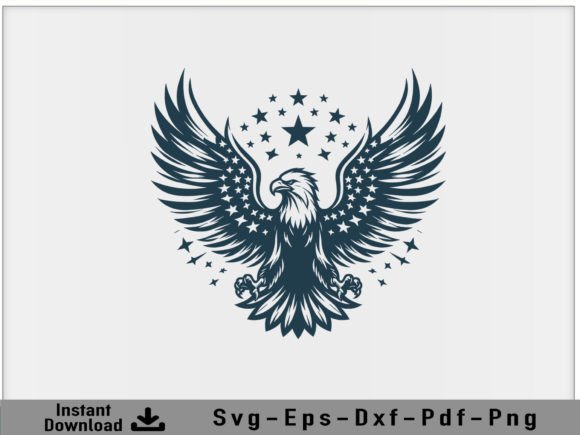 Download Flying Eagle Svg Vector Silhouette File - Silhouette file Collection