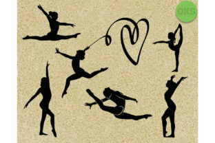 Download Gymnastics Silhouette File Bundle - Silhouette file Collection